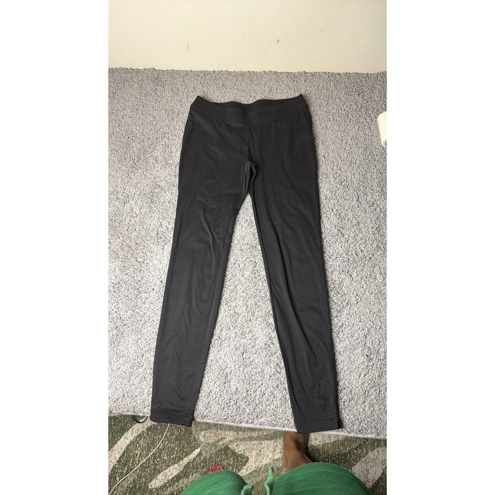 Columbia Womens Black Elastic Waist Pull On Leggings Athletic Pants Large